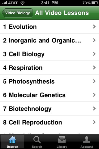 Video Biology free app screenshot 3