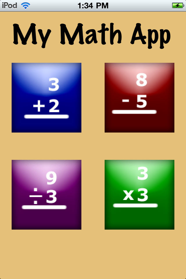 My Math Flash Cards App free app screenshot 1