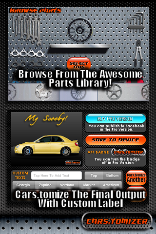 Cars.tomizer - FREE! free app screenshot 4