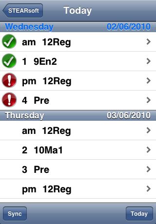 STEARsoft Lite (School Teachers Electronic Attendance Register software) free app screenshot 3