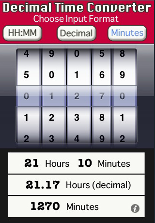 Decimal Time Converter free app screenshot 2