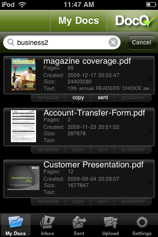 DocQ - View, Send & Sign PDF Documents free app screenshot 1