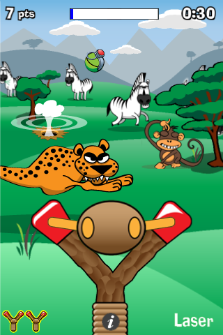 Slingshot Safari Lite free app screenshot 1