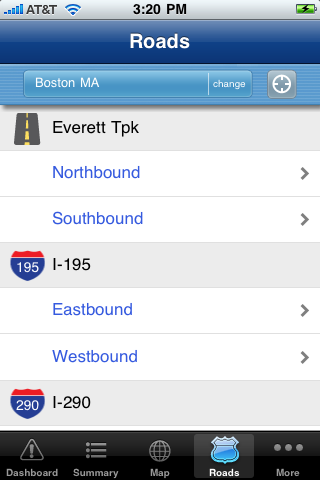 Traffic.com free app screenshot 3