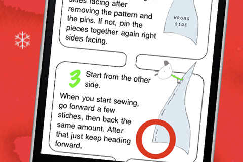 Santa Hat Sewing free app screenshot 3