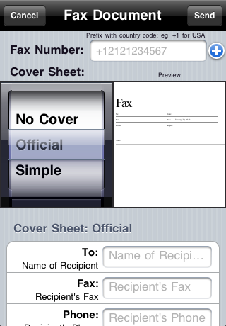 Fax Print Share Lite (now includes Postal Mail and Postcards) free app screenshot 4