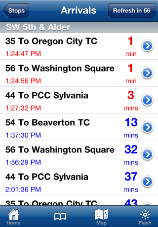 PDX Bus free app screenshot 1