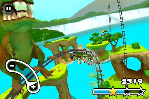 Jurassic 3D Rollercoaster Rush FREE