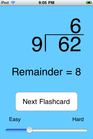 Awesome Flashcard Division FREE free app screenshot 4
