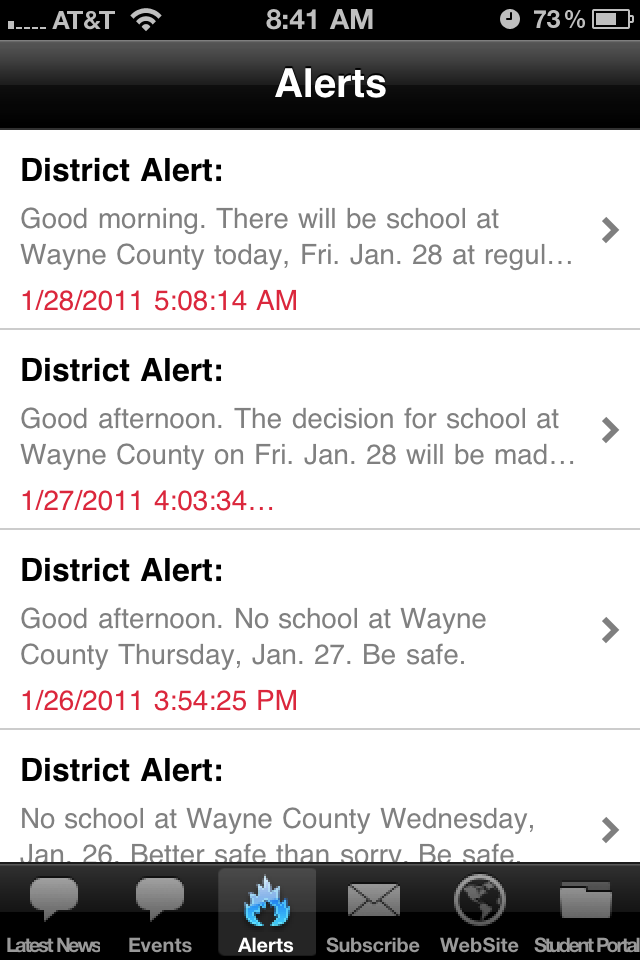 Wayne County Schools free app screenshot 2