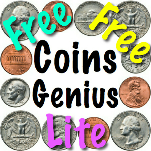 free Coins Genius Lite - Crazy Coin Counting Flash Cards Game For Kids iphone app