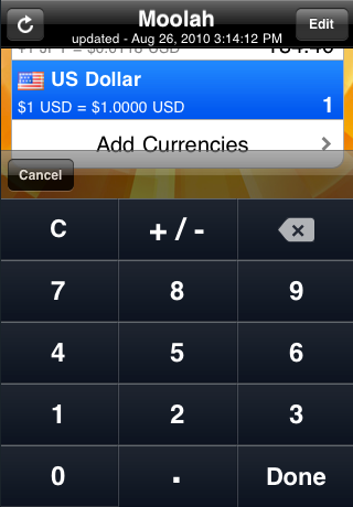 Moolah - Currency Exchange Rates Converter free app screenshot 4