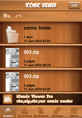 iComic Viewer free app screenshot 1