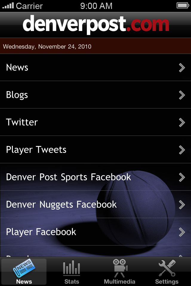 Denver Post Pro Basketball free app screenshot 2