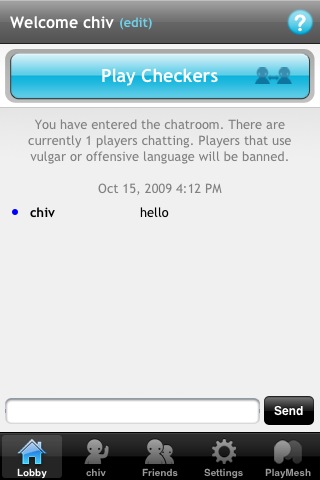 Checkers Online by PlayMesh free app screenshot 3