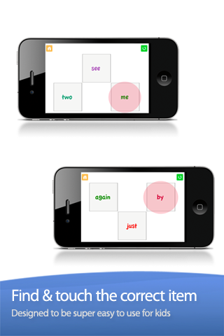 Sight Words Touch & Learn by Photo Touch free app screenshot 2