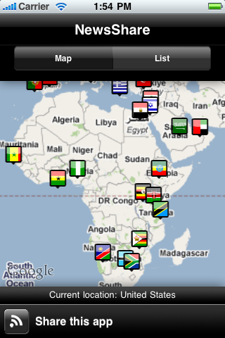 NewsShare (Africa) free app screenshot 1