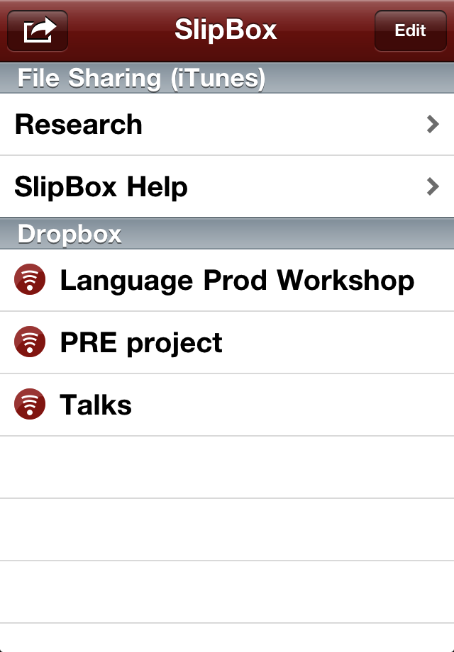SlipBox lite free app screenshot 4