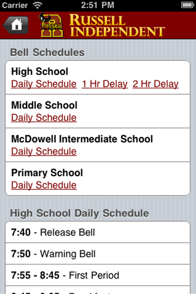 Russell Independent Schools App for Free - iphone/ipad/ipod touch
