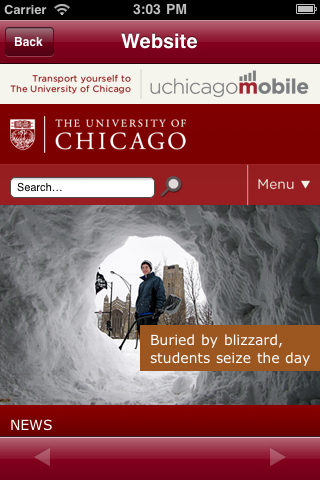 UChicago free app screenshot 2