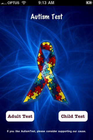 AutismTest free app screenshot 1