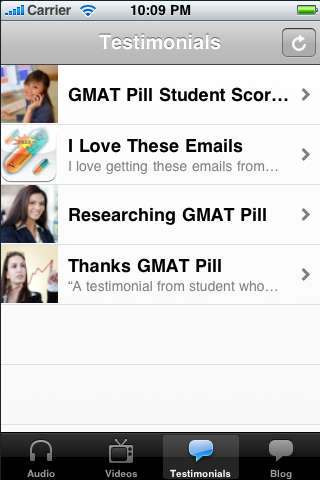 GMAT Pill 2.0 free app screenshot 4