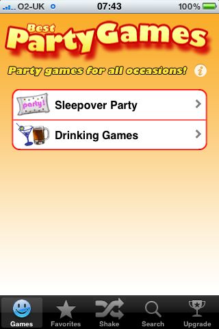 Best Party Games - Lite free app screenshot 1