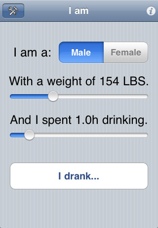 Drinker - BAC Calculator Made Easy (For controlled alcohol drinking) free app screenshot 1