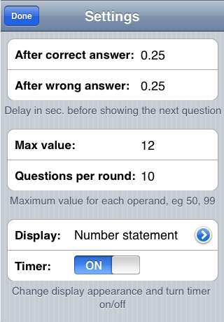 Basic Math free app screenshot 2