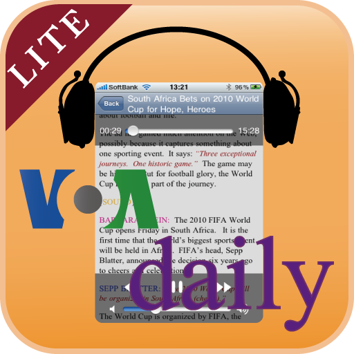free VOA Special English RSS Player Lite iphone app
