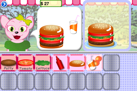 Yummy Burger with Pure Lovely Pets Lite Game Apps-Super,Angry,Challenge Fantastic Games Free App free app screenshot 1