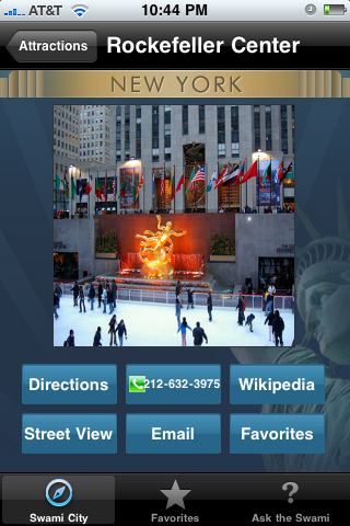 SwamiCity New York free app screenshot 3