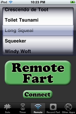 Fart Factory Free for the iPhone and iPod Touch free app screenshot 2