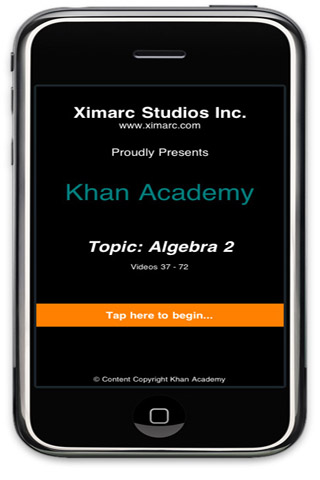 Khan Academy  Algebra 2 free app screenshot 1