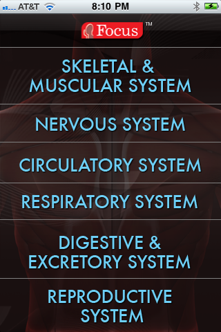 Junior Animated Atlas of Human Anatomy and Physiology (Medical Animation from Focus Medica) free app screenshot 1