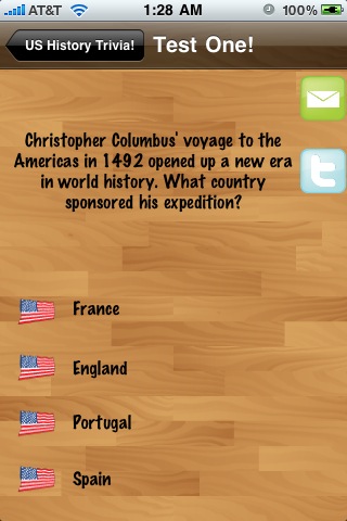 A US History Quiz! free app screenshot 2