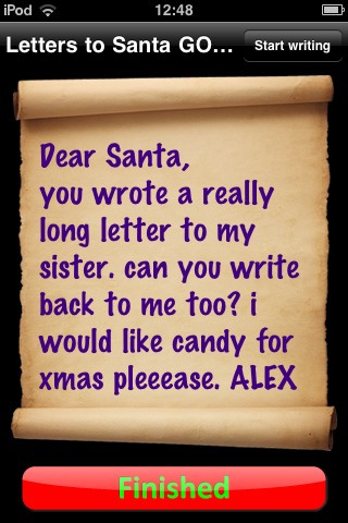 Letters to Santa Gold free app screenshot 2