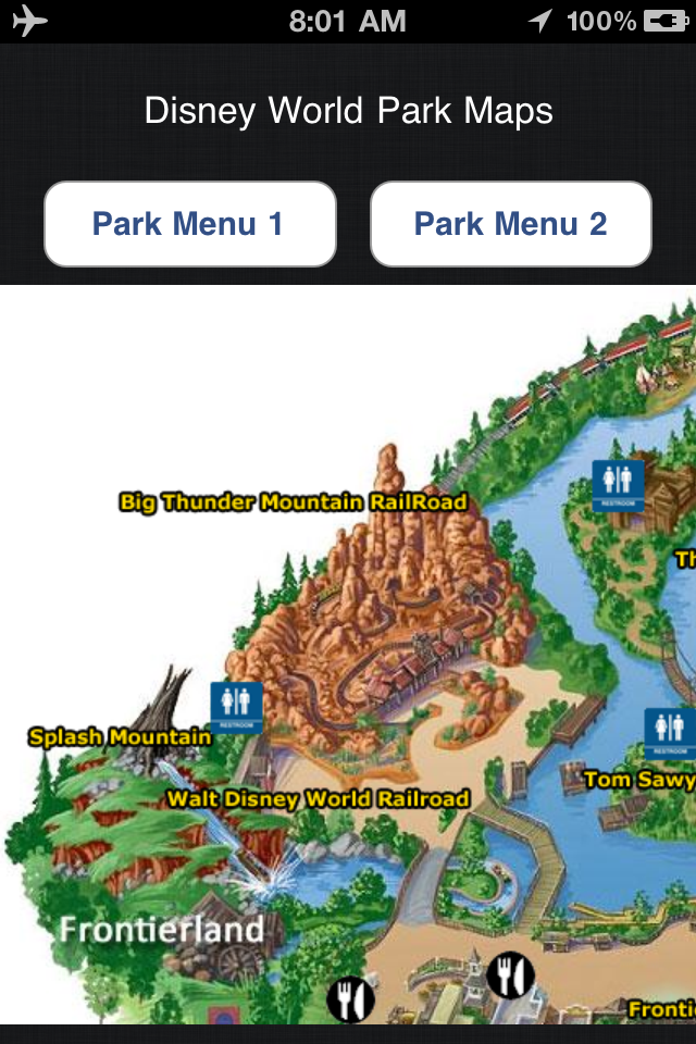 Disney World Park Maps by MyAppleSin free app screenshot 2