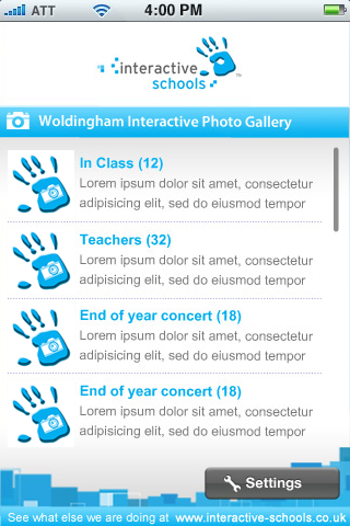 Interactive Schools Photo Gallery Slideshow free app screenshot 2
