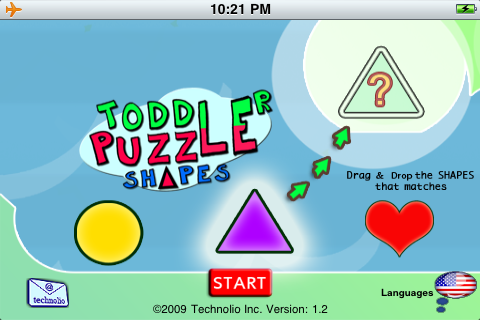 Toddler Puzzle Shapes free app screenshot 1