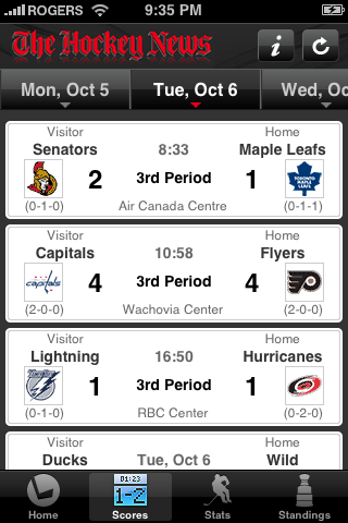 The Hockey News free app screenshot 1
