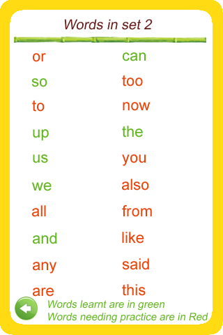 Sight Words Flashcard Lite Free - for kids in preschool, pre-k, kindergarten and grade school free app screenshot 3