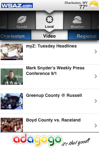 WSAZ Mobile Local News free app screenshot 1