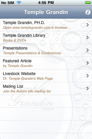 Temple Grandin free app screenshot 1