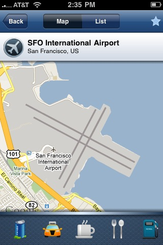 Airport Info Lite free app screenshot 1