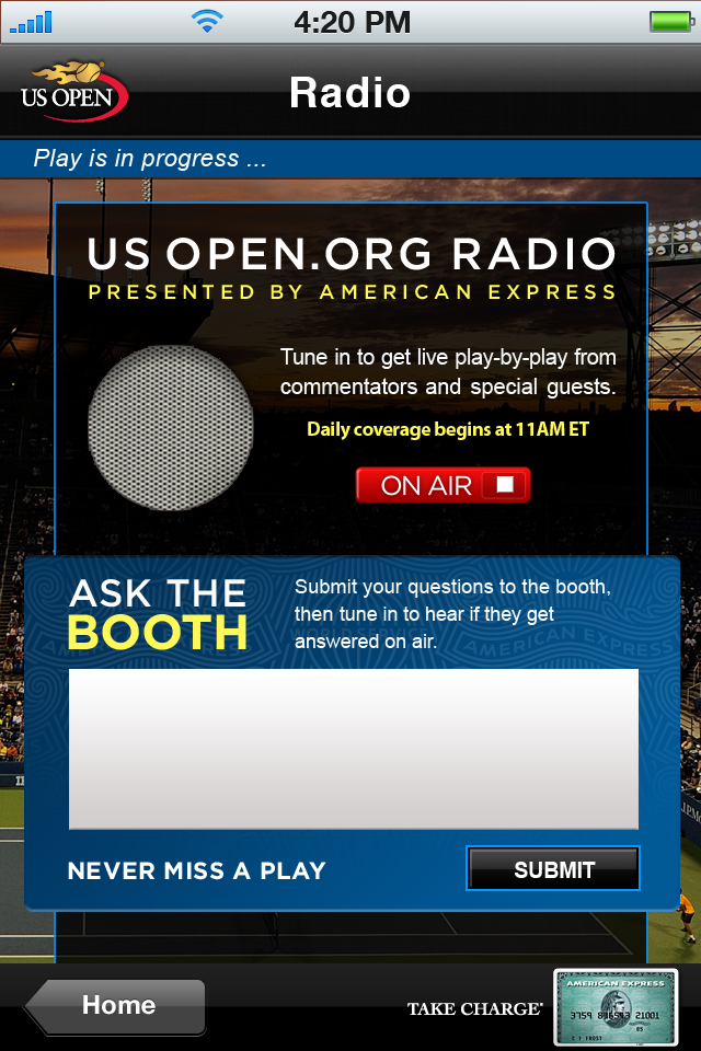 US Open Tennis Championships 2010 free app screenshot 3