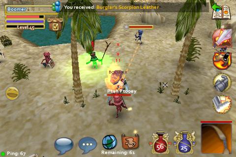 Pocket Legends (3D MMO) free app screenshot 3