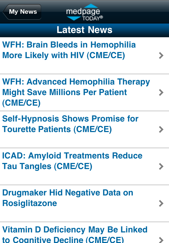 MedPage Today Mobile free app screenshot 1