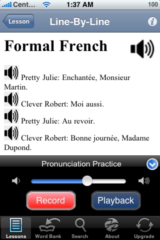 Free Pocket French - Elementary free app screenshot 2