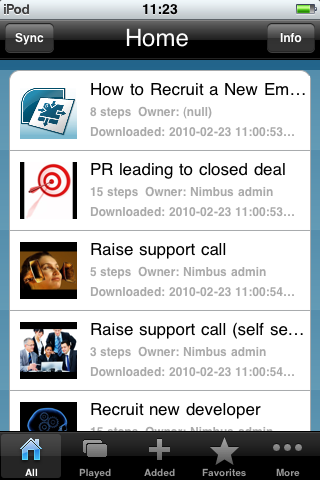 Nimbus Control Player free app screenshot 1
